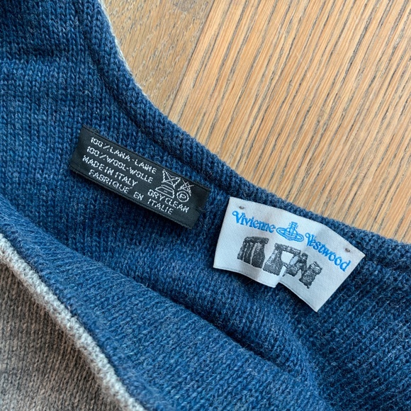 Vivienne Westwood Early 2000's Rare Ski Beanie w/ Orb in front 100% wool - Picture 7 of 10